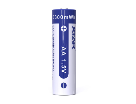 Zestaw XTAR: Ładowarka L4 NEW AA/AAA 1,5V Li-ION + Akumulatory XTAR 14500-1.5V 3300mWh Li-ION AA - 4
